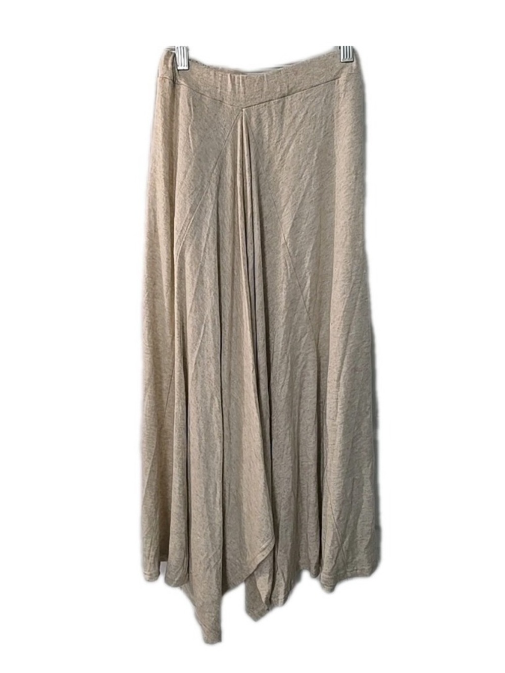 Sabrina Musayev asymmetrical beige maxi skirt